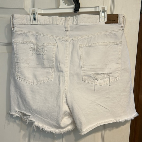 American Eagle white denim shorts - Picture 2 of 4